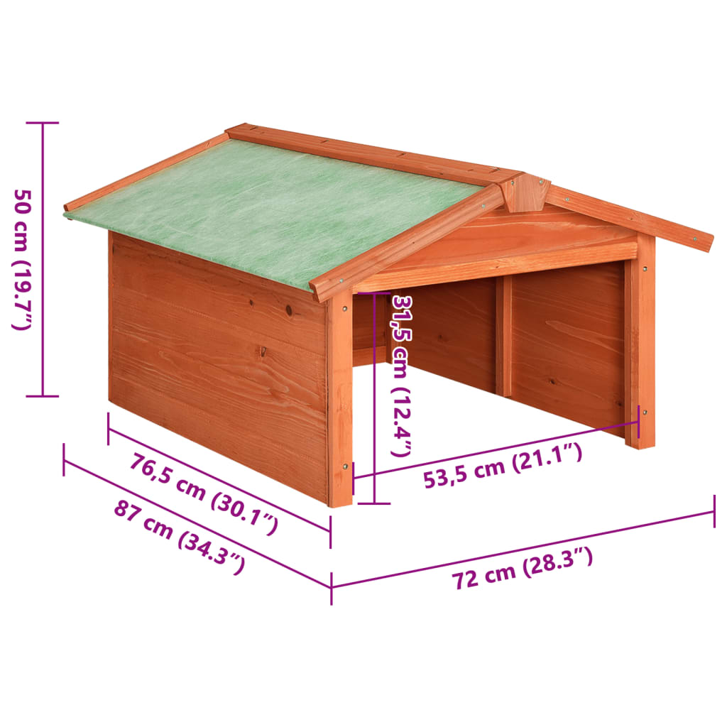 8719883738017_g_en_hd_7 vidaXL Robotic Lawn Mower Garage 72x87x50 cm Solid Firwood - Image 9