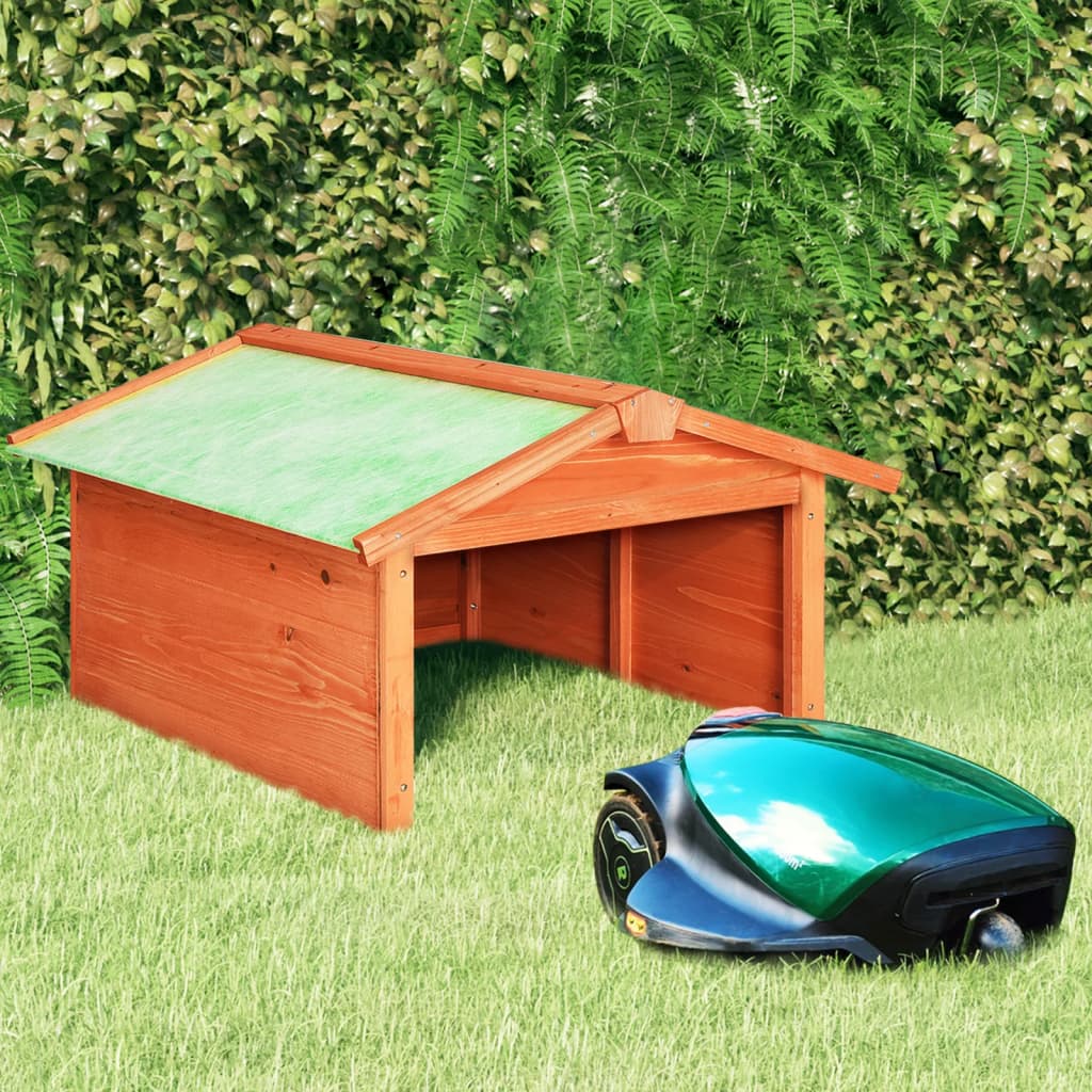 8719883738017_m_en_hd_1 vidaXL Robotic Lawn Mower Garage 72x87x50 cm Solid Firwood - Image 1