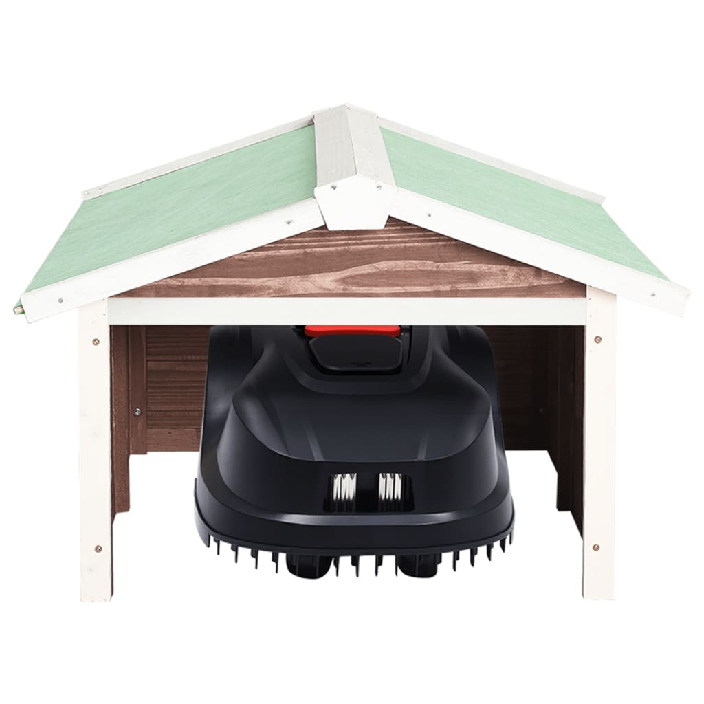 8719883738031_g_en_hd_1 vidaXL Robotic Lawn Mower Garage 72x87x50 cm Mocca and White Firwood - Image 3
