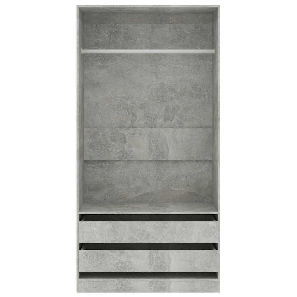 8719883740041_g_en_hd_1 vidaXL Wardrobe Concrete Grey 100x50x200 cm Engineered Wood - Image 4