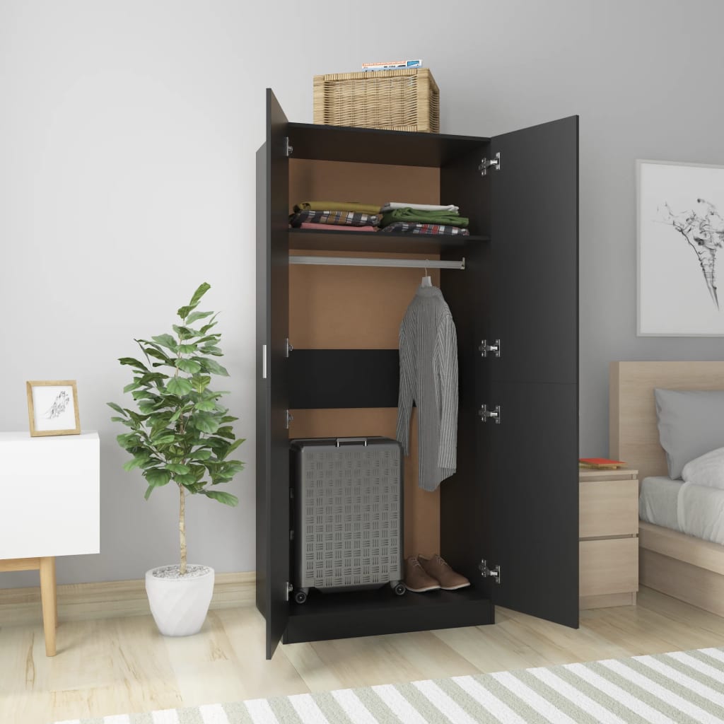 8719883740195_g_en_hd_1 vidaXL Wardrobe Black 80x52x180 cm Engineered Wood - Image 4