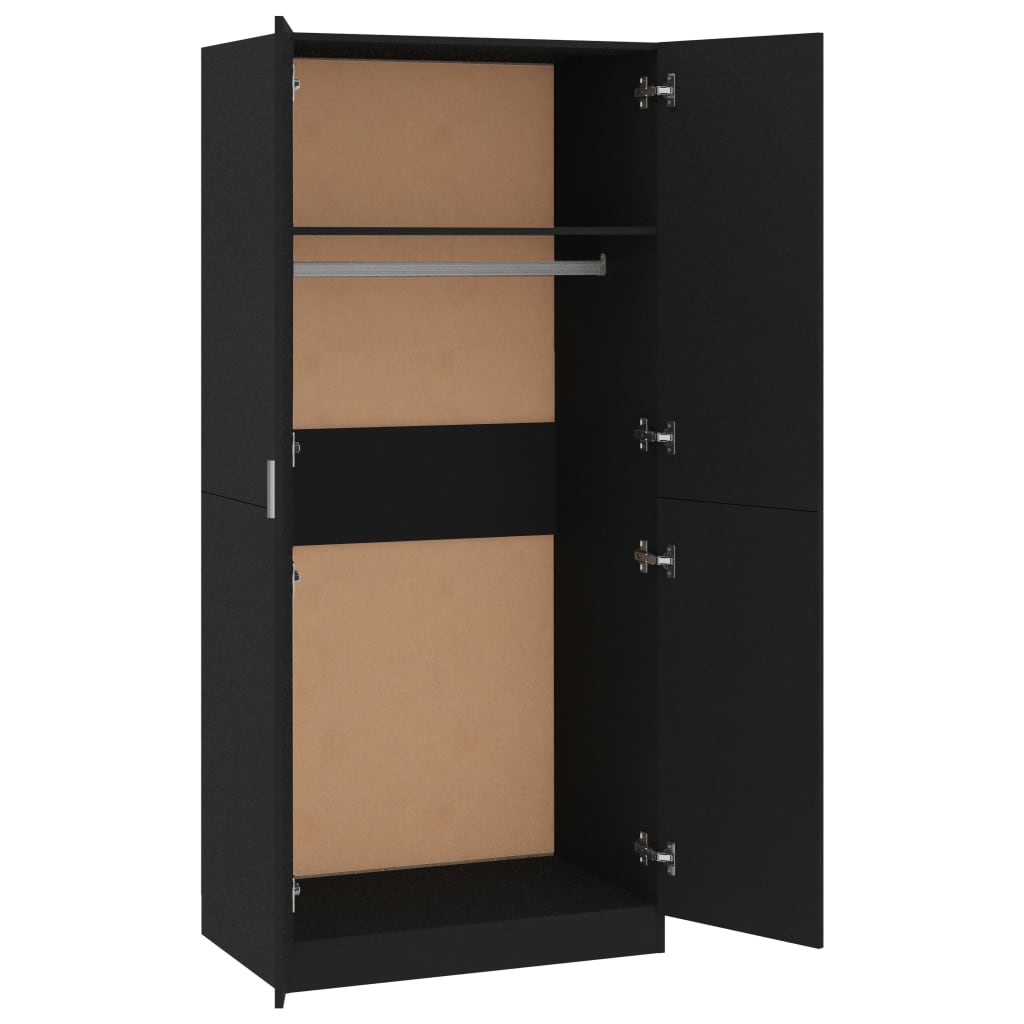 8719883740195_g_en_hd_3 vidaXL Wardrobe Black 80x52x180 cm Engineered Wood - Image 6