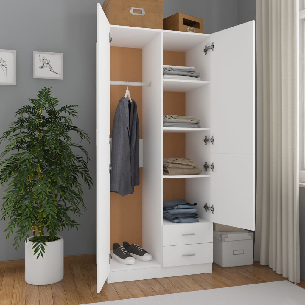 8719883740362_g_en_hd_1 vidaXL Wardrobe White 80x52x180 cm Engineered Wood - Image 4