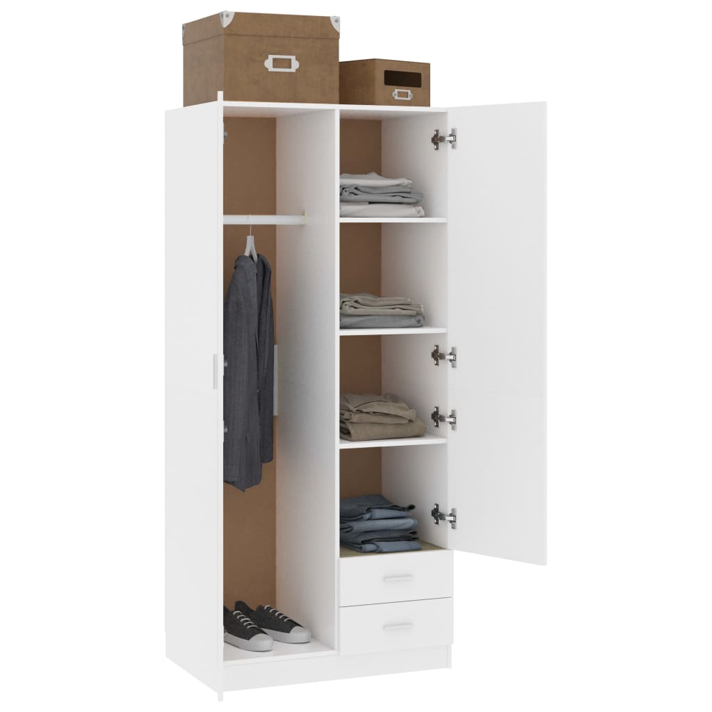8719883740362_g_en_hd_2 vidaXL Wardrobe White 80x52x180 cm Engineered Wood - Image 5