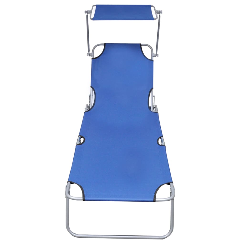 8719883741987_g_en_hd_2 vidaXL Folding Sun Lounger with Canopy Blue Aluminium - Image 3