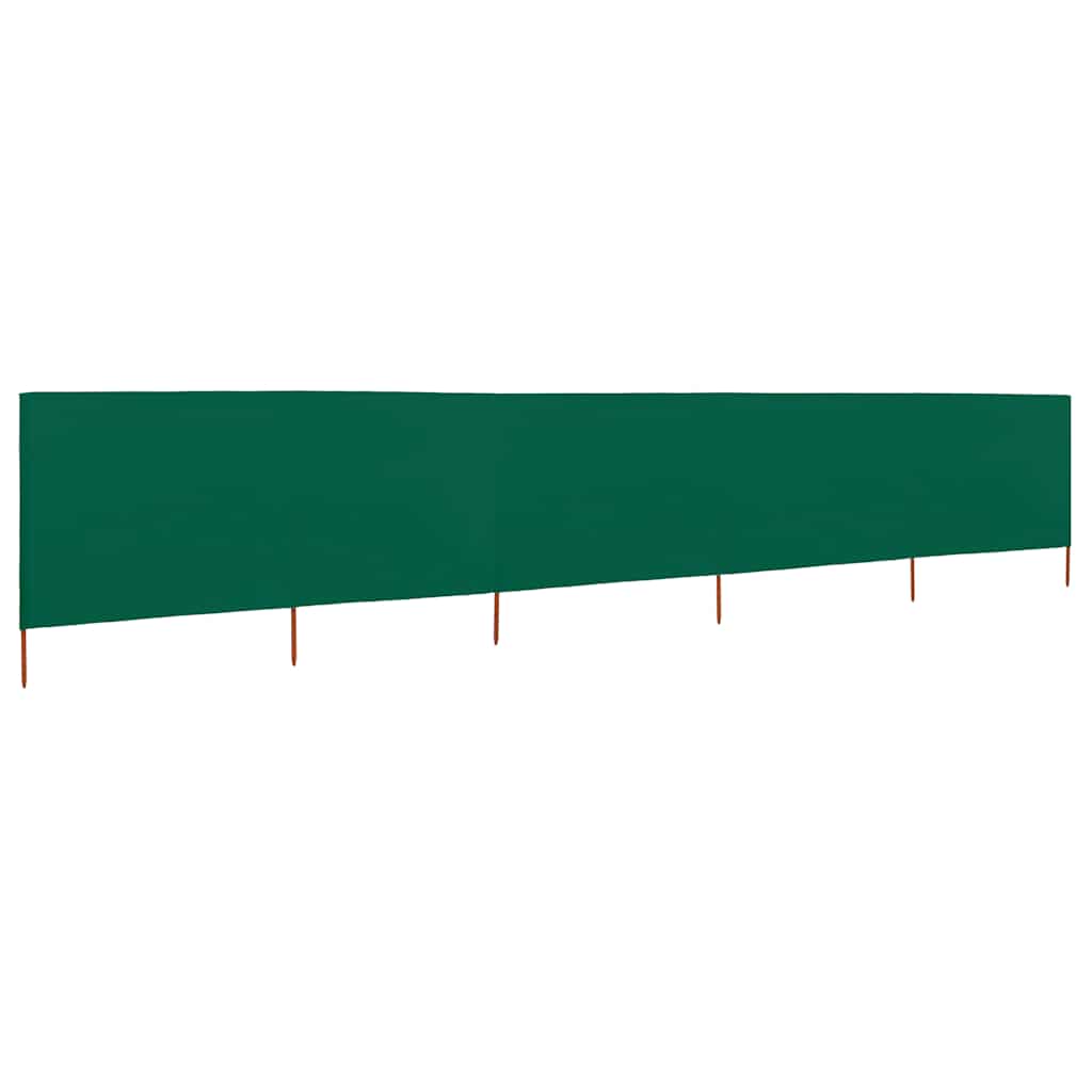 8719883744889_g_en_hd_1 vidaXL 5-panel Wind Screen Fabric 600x120 cm Green - Image 2