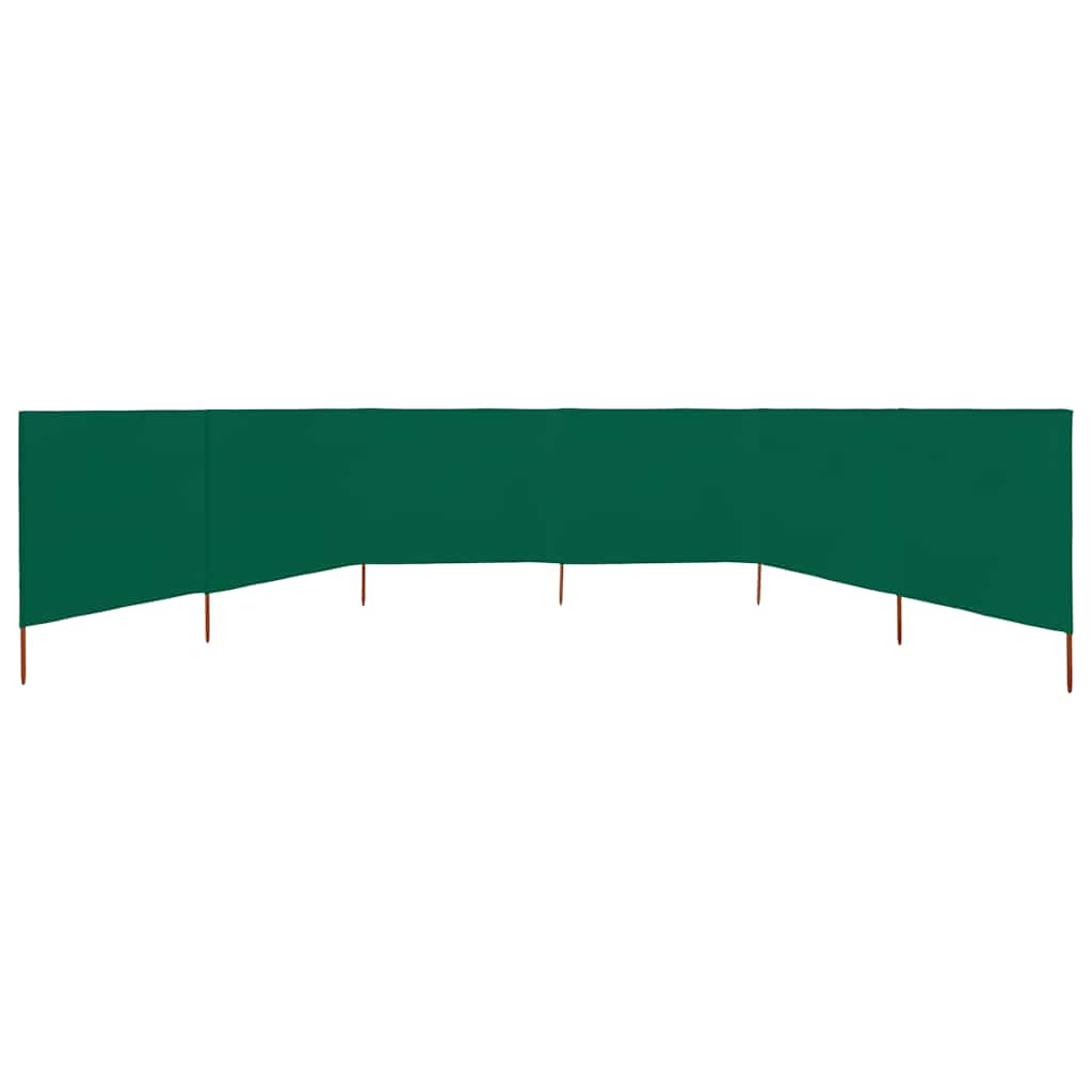 8719883745084_g_en_hd_2 vidaXL 6-panel Wind Screen Fabric 800x160 cm Green - Image 3