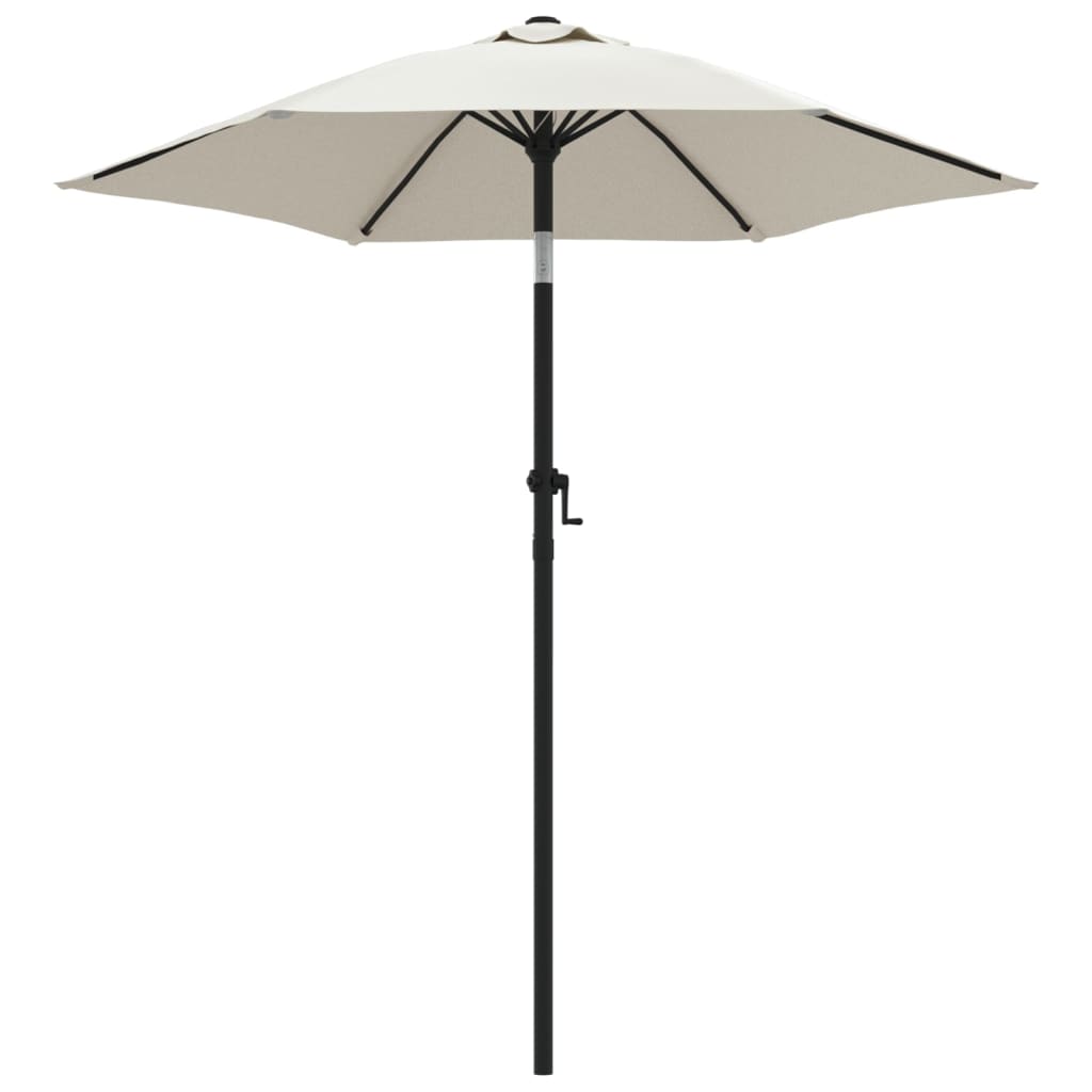 8719883745312_a_en_hd_1 vidaXL Garden Parasol Sand White 200x224 cm Aluminium - Image 2