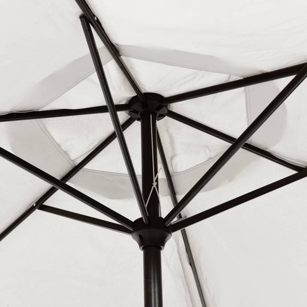 8719883745312_g_en_hd_3 vidaXL Garden Parasol Sand White 200x224 cm Aluminium - Image 5