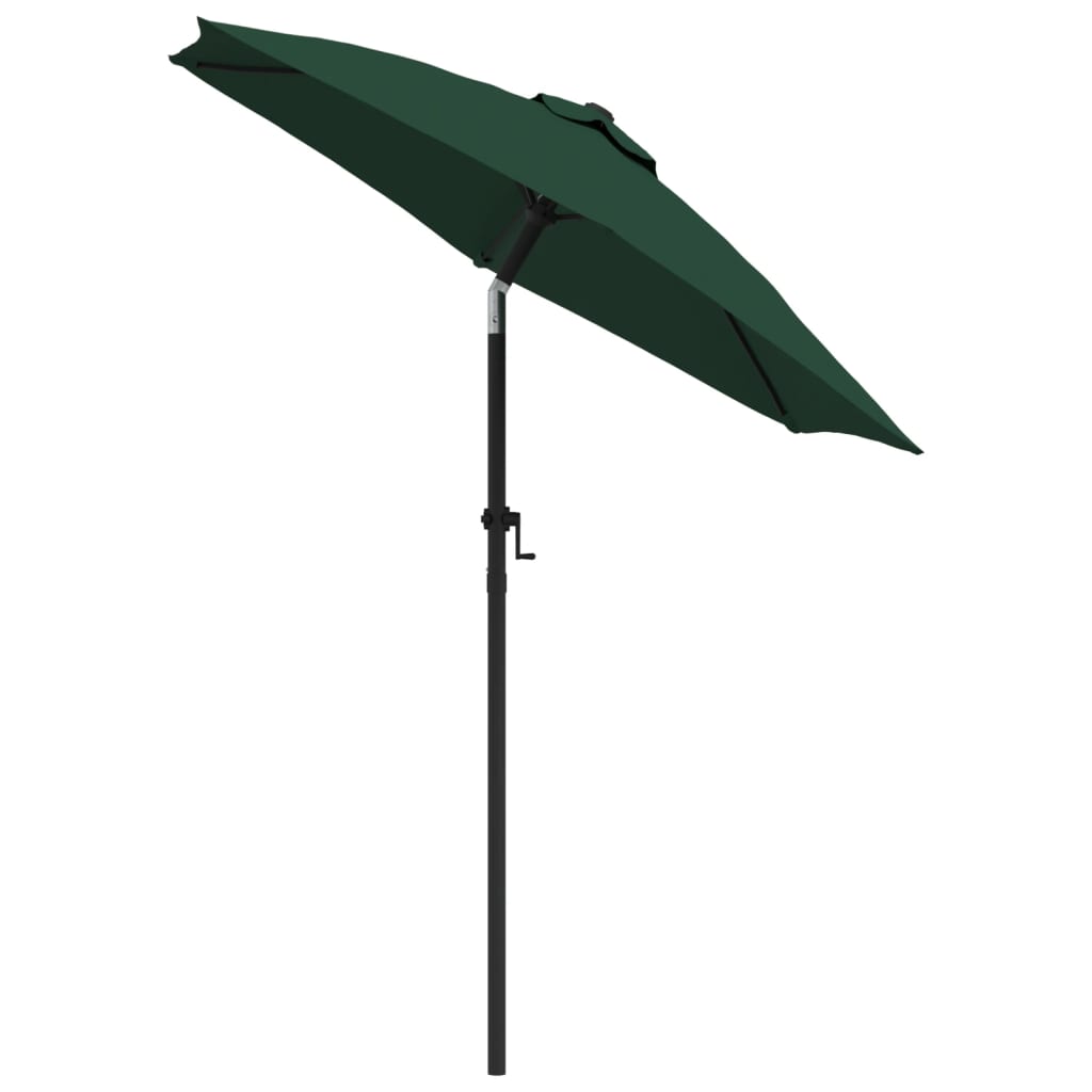 8719883745329_g_en_hd_1 vidaXL Garden Parasol Green 200x224 cm Aluminium - Image 3