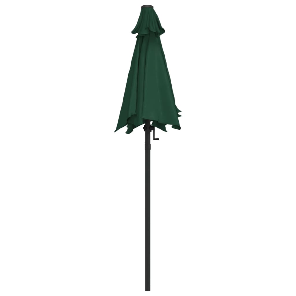 8719883745329_g_en_hd_2 vidaXL Garden Parasol Green 200x224 cm Aluminium - Image 4
