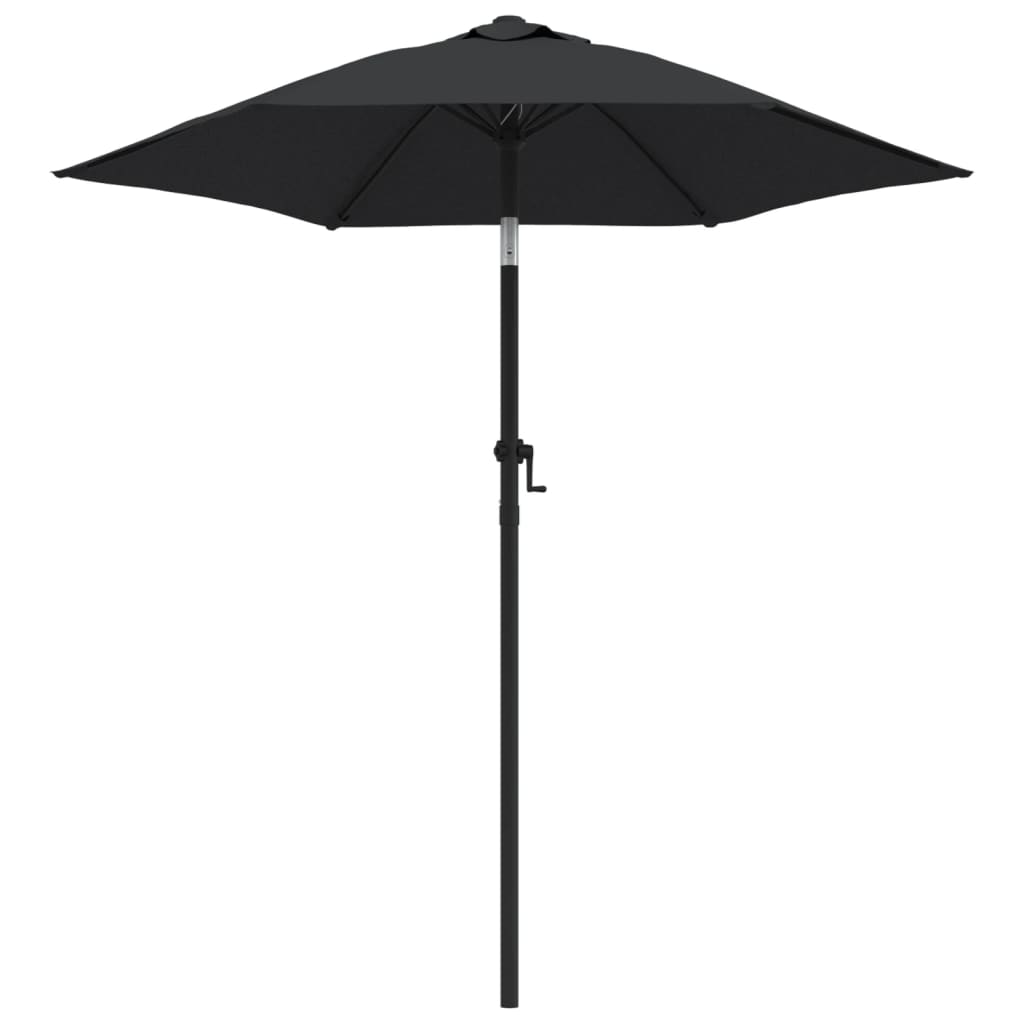 8719883745374_a_en_hd_1 vidaXL Garden Parasol Black 200x224 cm Aluminium - Image 2
