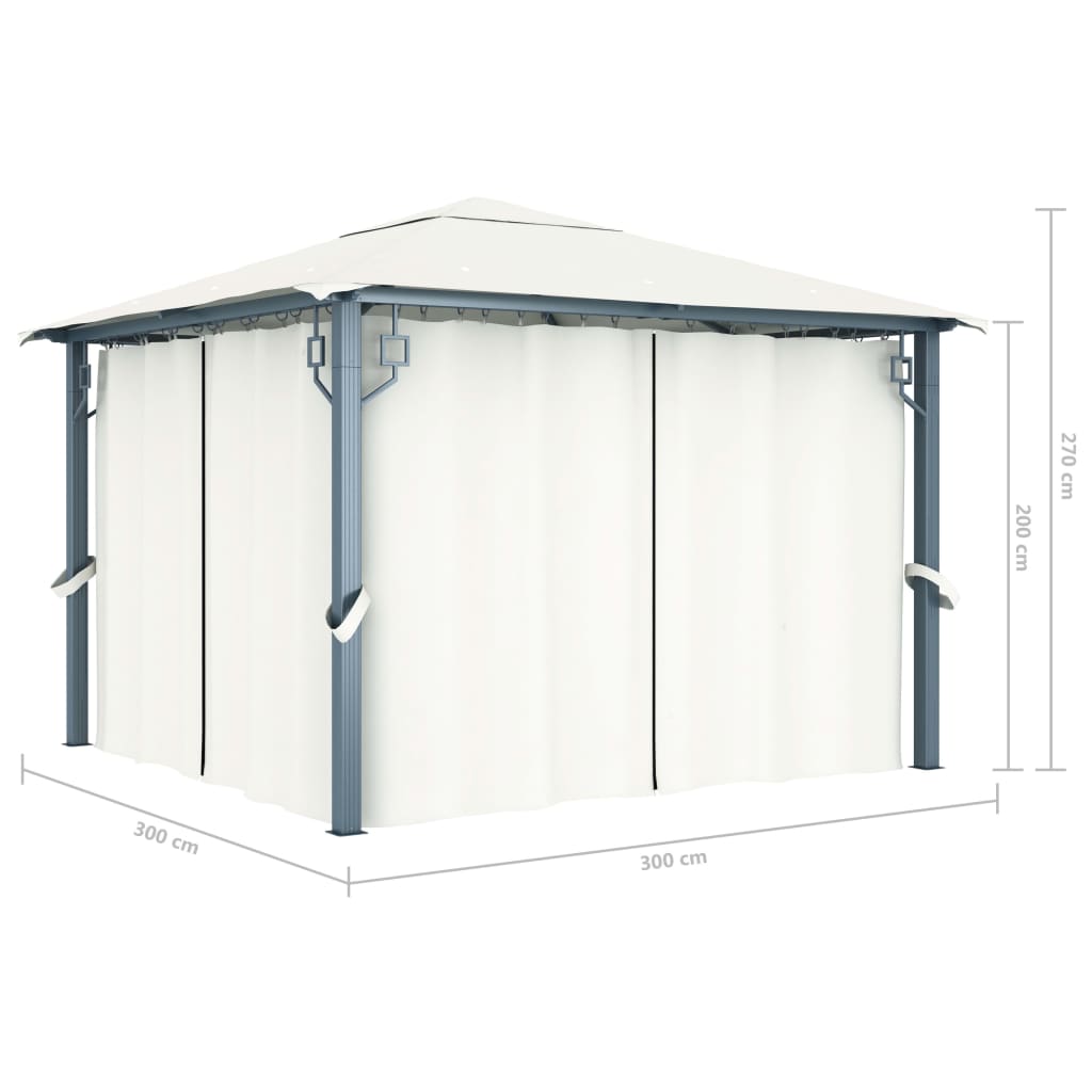 8719883745589_g_en_hd_8 vidaXL Gazebo with Curtain 300x300 cm Cream Aluminium - Image 9