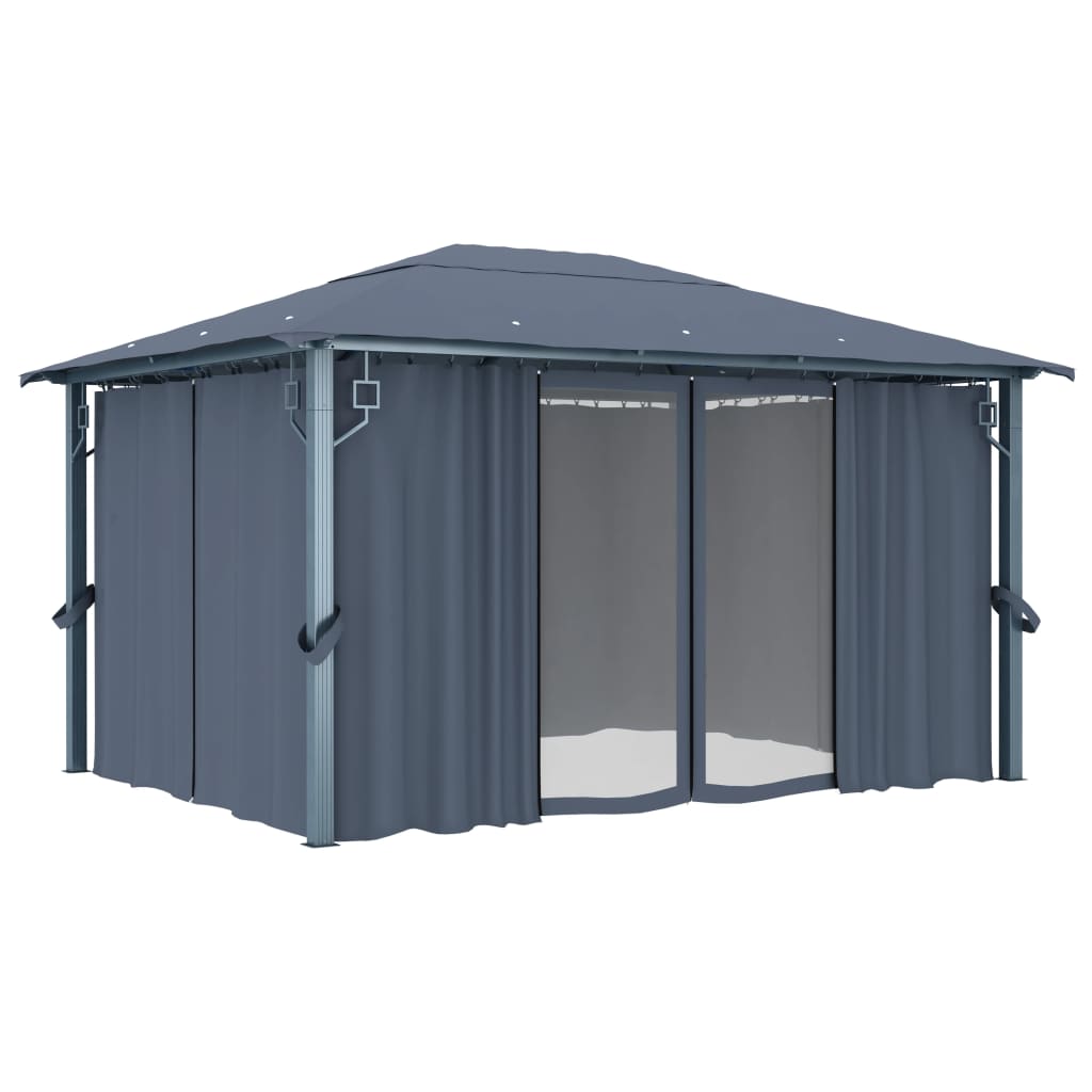 8719883745619_g_en_hd_1 vidaXL Gazebo with Curtain 400x300 cm Anthracite Aluminium - Image 2