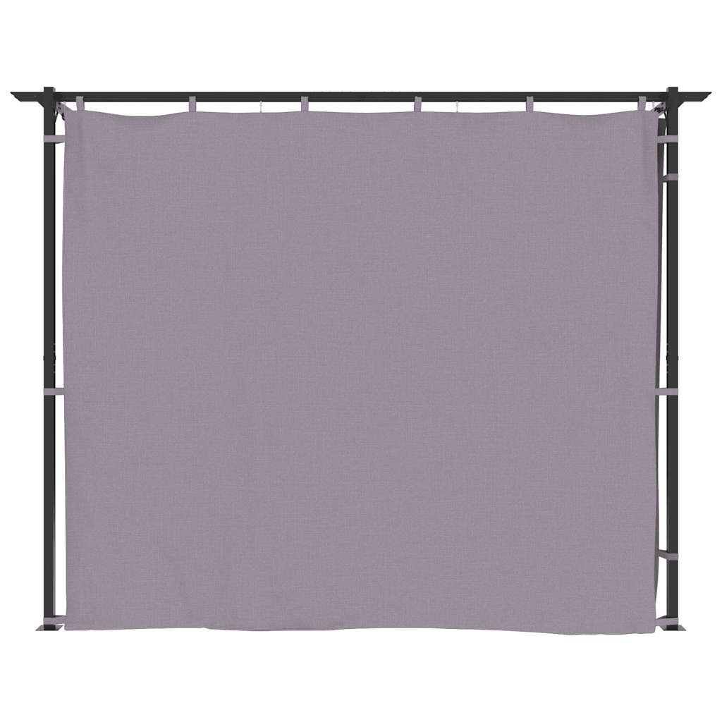 8719883745671_g_en_hd_2 vidaXL Gazebo with Curtains 3x3 m Anthracite Steel - Image 4