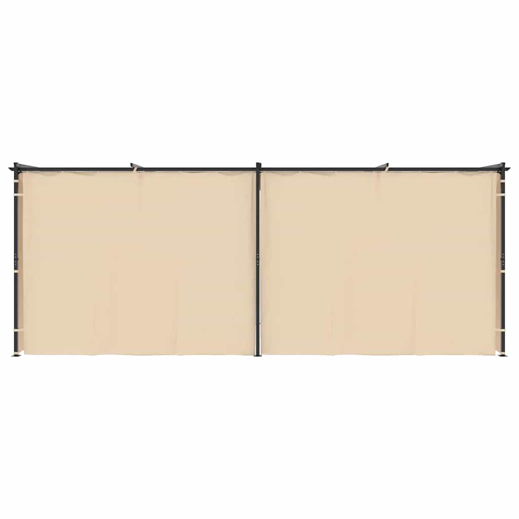 8719883745701_g_en_hd_2 vidaXL Gazebo with Curtains 3x6 m Cream Steel - Image 4