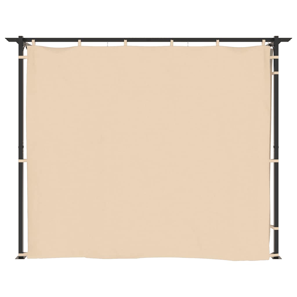 8719883745701_g_en_hd_3 vidaXL Gazebo with Curtains 3x6 m Cream Steel - Image 5