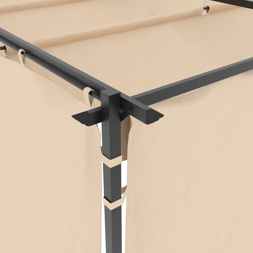8719883745701_g_en_hd_5 vidaXL Gazebo with Curtains 3x6 m Cream Steel - Image 7
