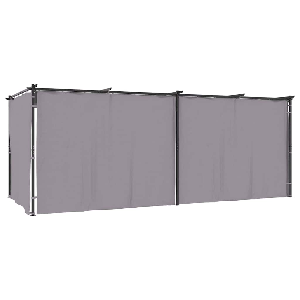 8719883745718_a_en_hd_1 vidaXL Gazebo with Curtains 3x6 m Anthracite Steel - Image 2