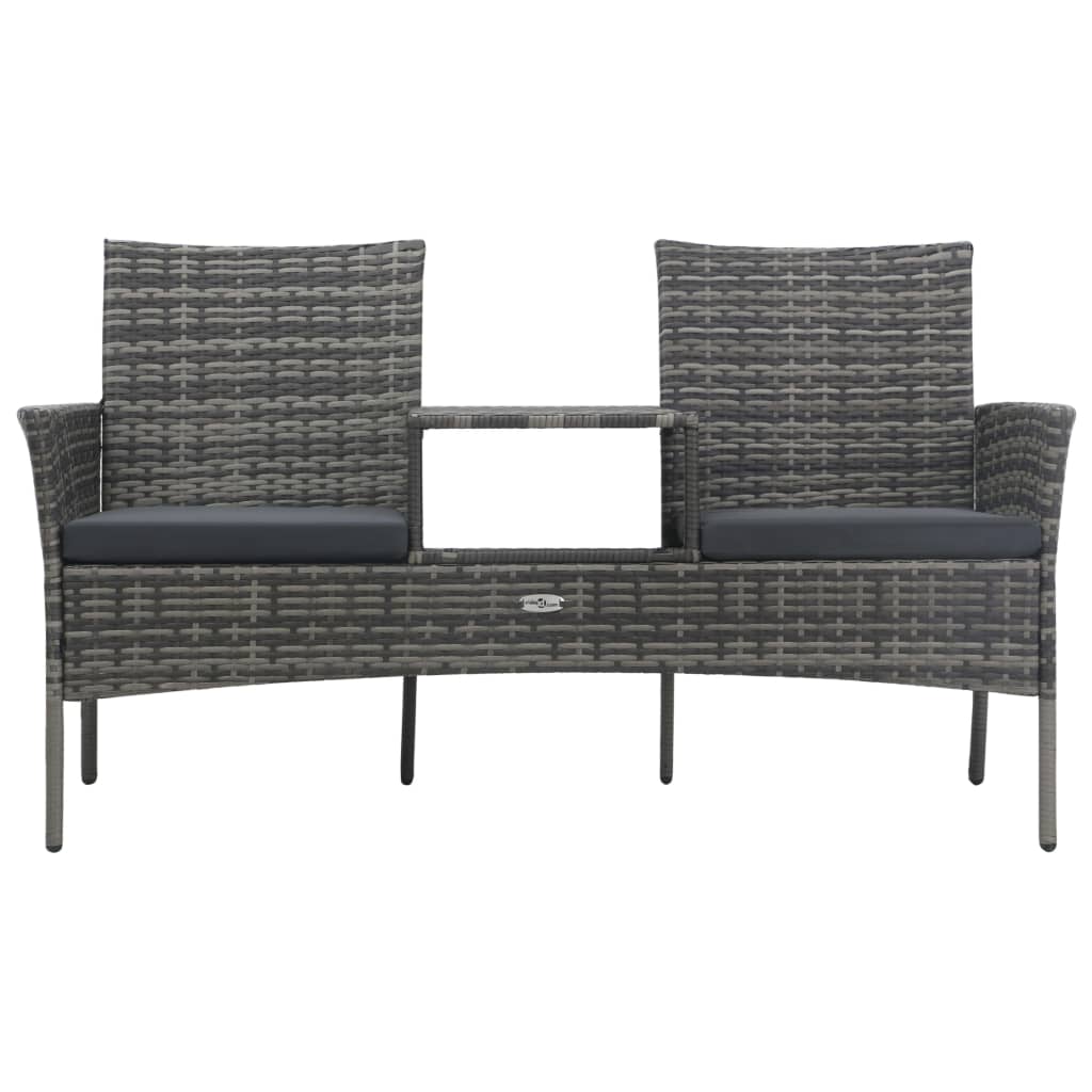 8719883746104_g_en_hd_1 vidaXL 2-Seater Garden Sofa with Tea Table Poly Rattan Anthracite - Image 2