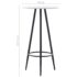 vidaXL Bar Table White 60x107.5 cm MDF - Image 4