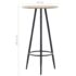 vidaXL Bar Table Oak 60x107.5 cm MDF - Image 4