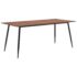 vidaXL Dining Table Brown 200x100x75 cm MDF