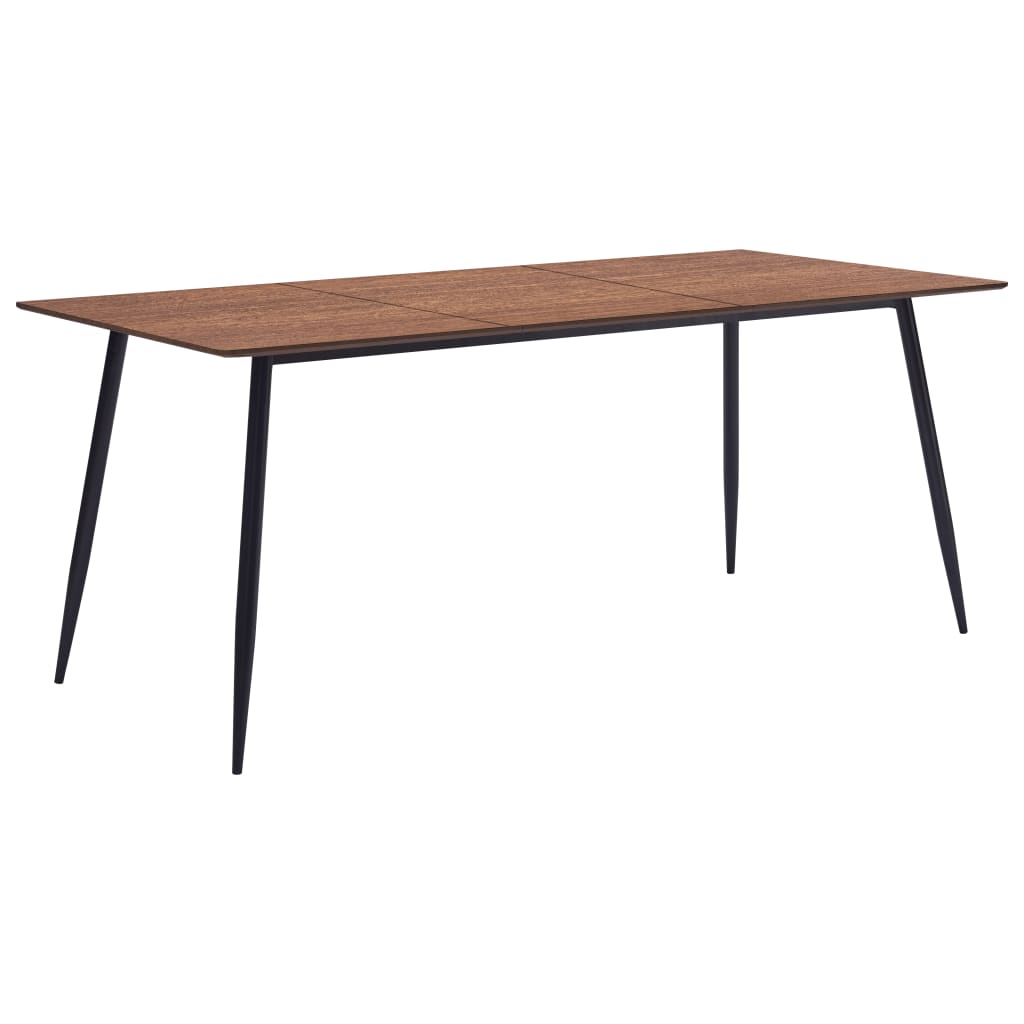 8719883746661_a_en_hd_1 vidaXL Dining Table Brown 200x100x75 cm MDF - Image 1