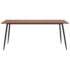 vidaXL Dining Table Brown 200x100x75 cm MDF - Image 2