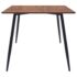 vidaXL Dining Table Brown 200x100x75 cm MDF - Image 3