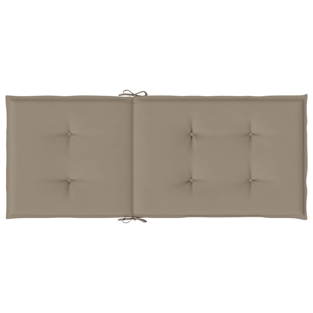 8719883752204_g_en_hd_5 vidaXL Garden Highback Chair Cushions 2 pcs Taupe 120x50x3 cm Fabric - Image 7