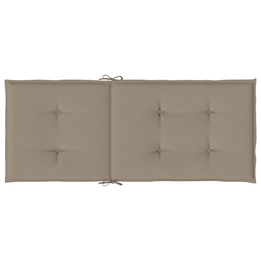 8719883752211_g_en_hd_5 vidaXL Garden Highback Chair Cushions 4 pcs Taupe 120x50x3 cm Fabric - Image 7