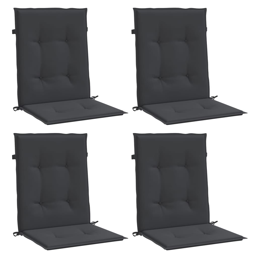 8719883752419_g_en_hd_1 vidaXL Garden Lowback Chair Cushions 4 pcs Black 100x50x3 cm Oxford Fabric - Image 3