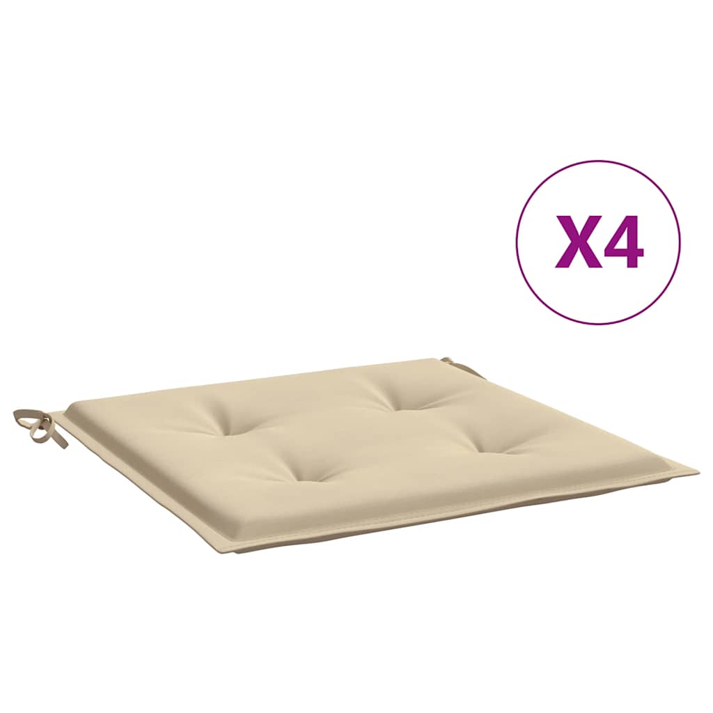 8719883752761_a_en_hd_1 vidaXL Garden Chair Cushions 4 pcs Beige 40x40x4 cm Oxford Fabric - Image 2