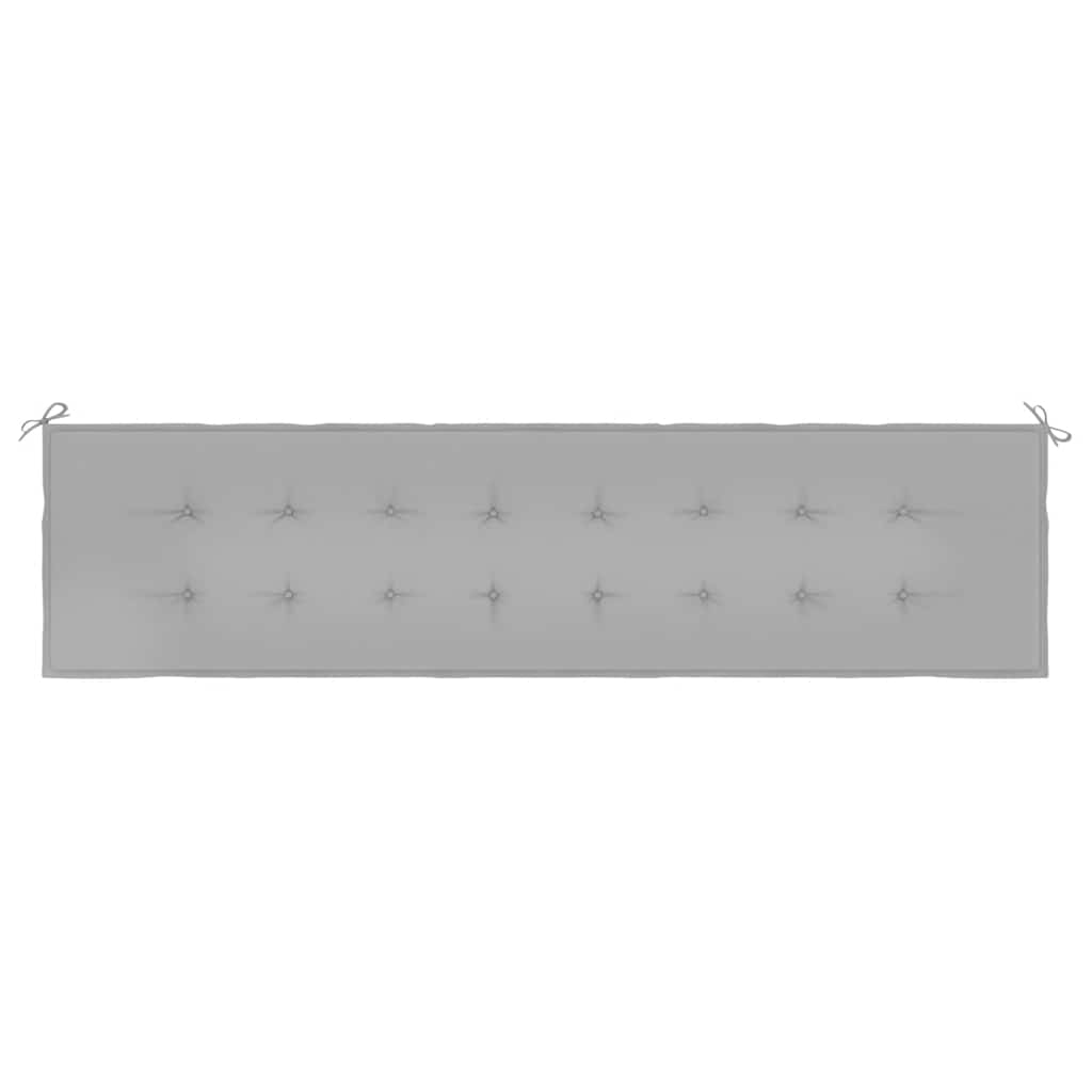 8719883752877_g_en_hd_2 vidaXL Garden Bench Cushion Grey 200x50x4 cm Oxford Fabric - Image 4