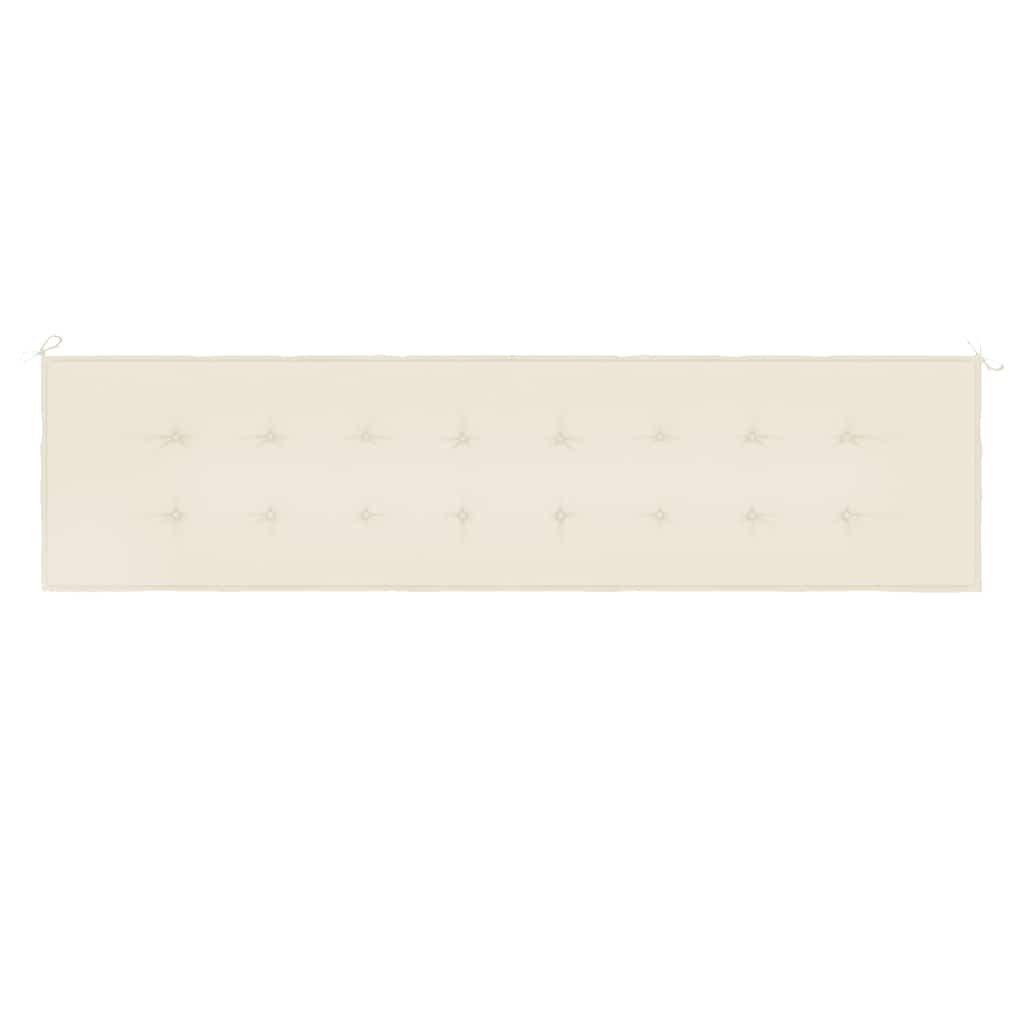 8719883752891_g_en_hd_2 vidaXL Garden Bench Cushion Cream 200x50x4 cm Oxford Fabric - Image 4