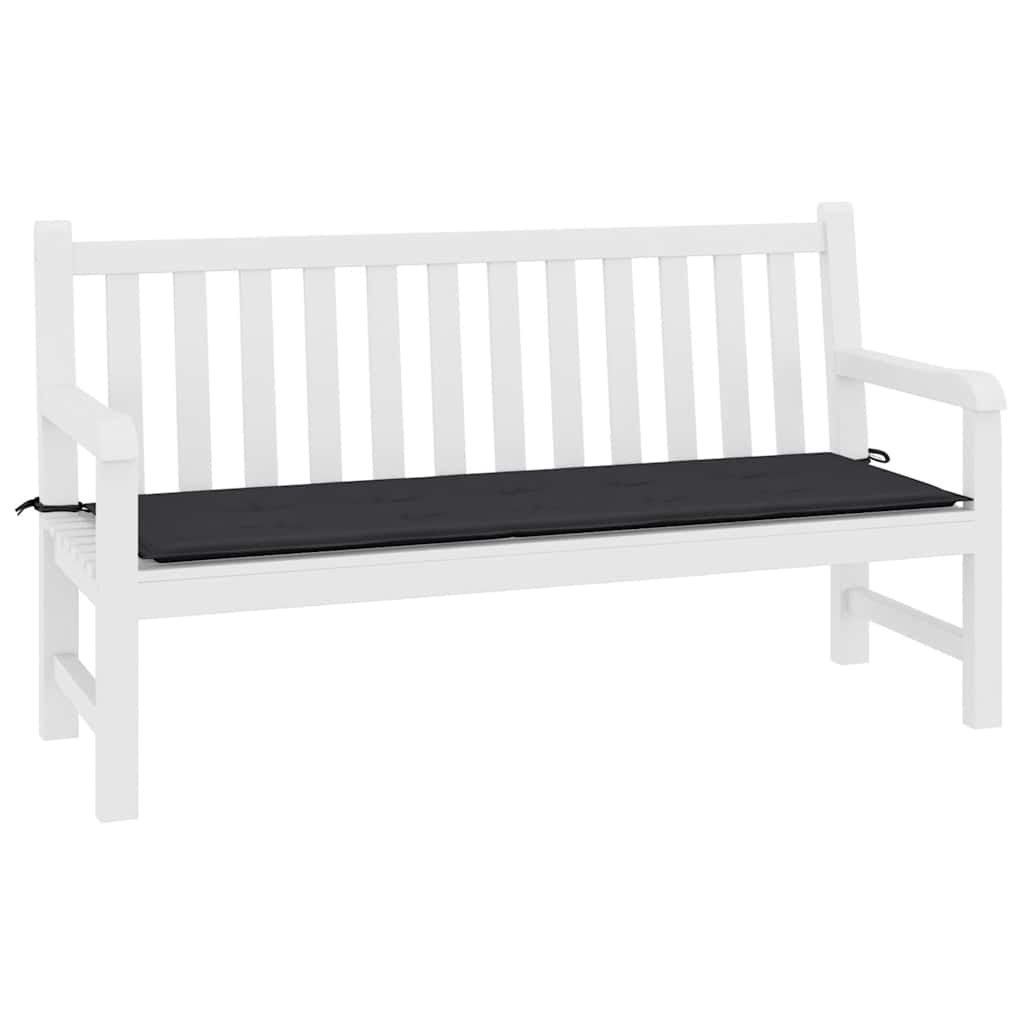 8719883752938_g_en_hd_1 vidaXL Garden Bench Cushion Black 200x50x4 cm Oxford Fabric - Image 3