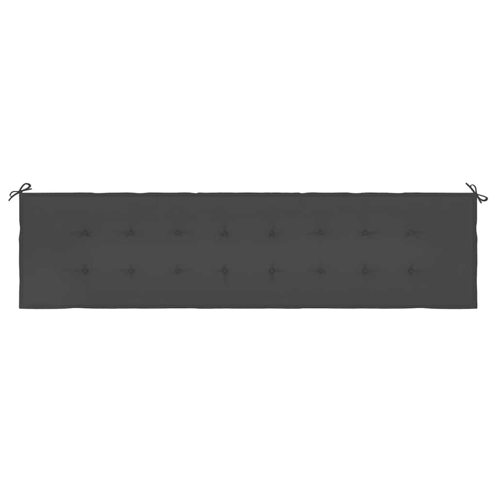 8719883752938_g_en_hd_2 vidaXL Garden Bench Cushion Black 200x50x4 cm Oxford Fabric - Image 4