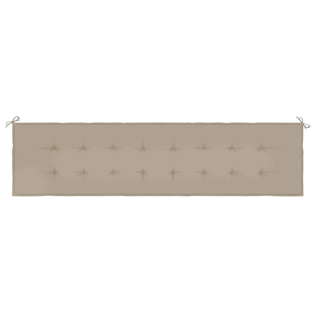 8719883752945_g_en_hd_2 vidaXL Garden Bench Cushion Taupe 200x50x4 cm Oxford Fabric - Image 4