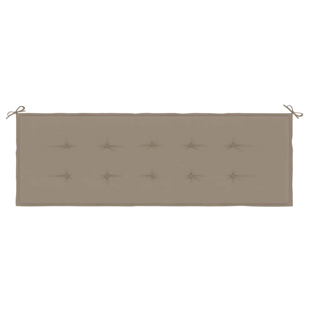 8719883753034_g_en_hd_2 vidaXL Garden Bench Cushion Taupe 150x50x4 cm Oxford Fabric - Image 4