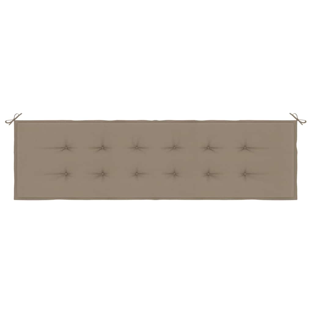 8719883753041_g_en_hd_2 vidaXL Garden Bench Cushion Taupe 180x50x4 cm Oxford Fabric - Image 4