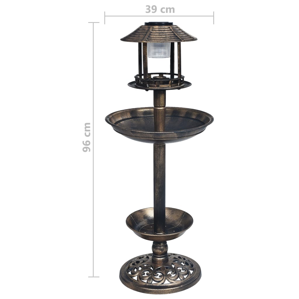 8719883753676_g_en_hd_7 vidaXL Decorative Birdbath with Solar Powered LED Lights Plastic - Image 8