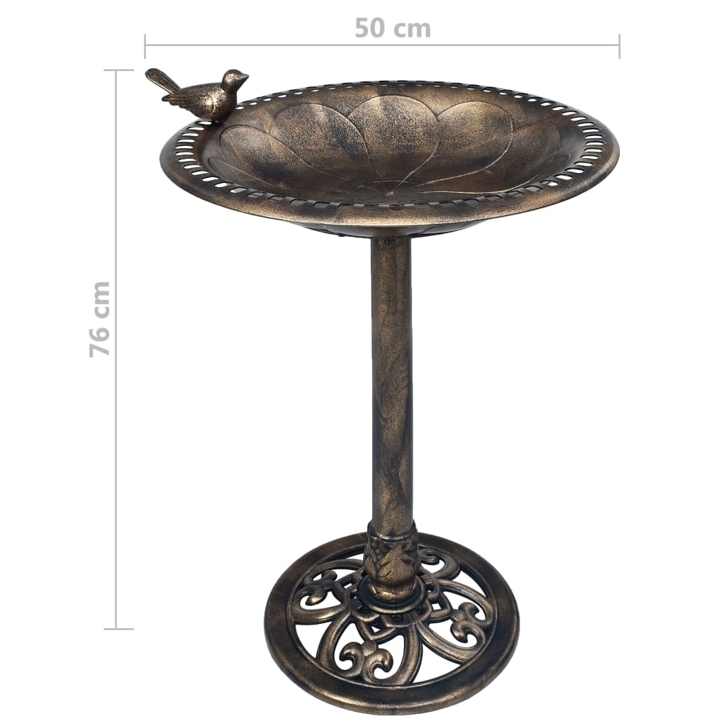 8719883753690_g_en_hd_3 vidaXL Garden Bird Bath Bronze Plastic - Image 4