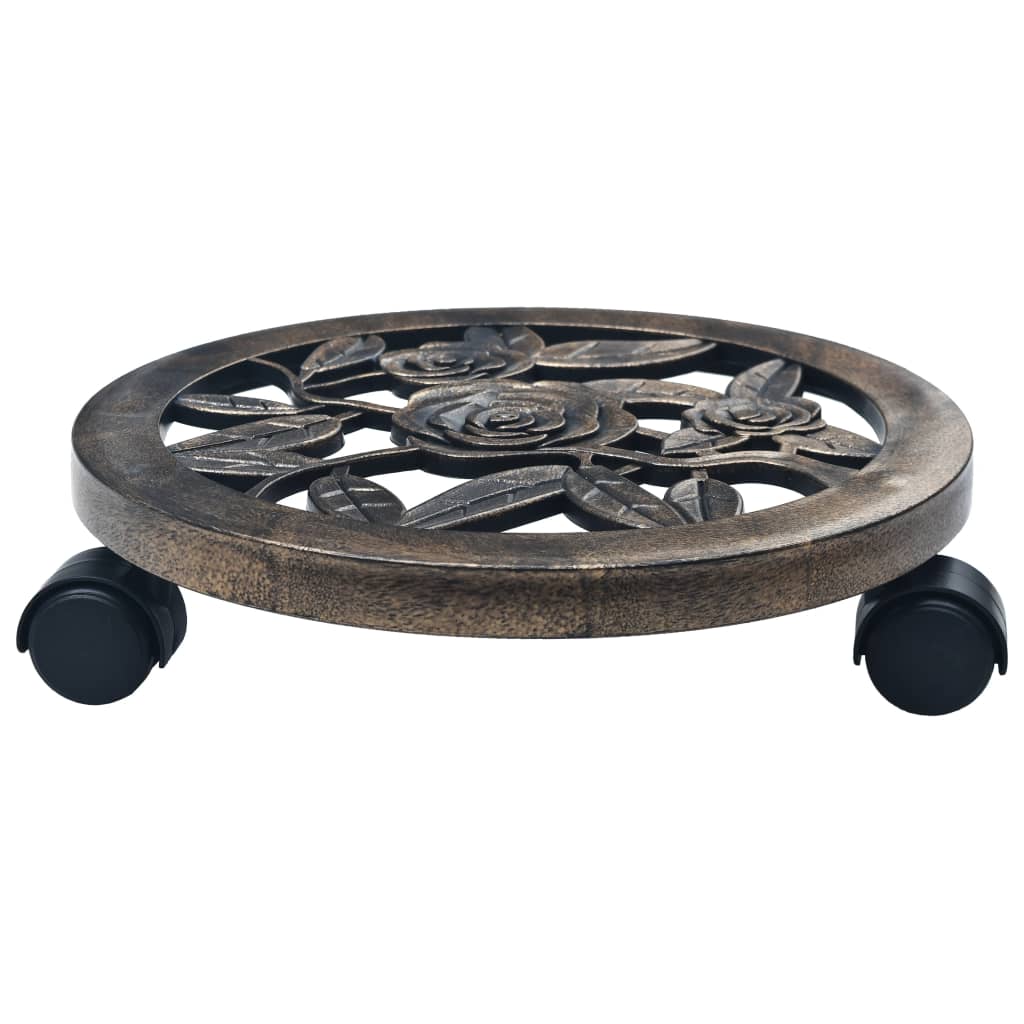 8719883753737_g_en_hd_1 vidaXL Plant Trolleys 6 pcs Bronze 30 cm Plastic - Image 2