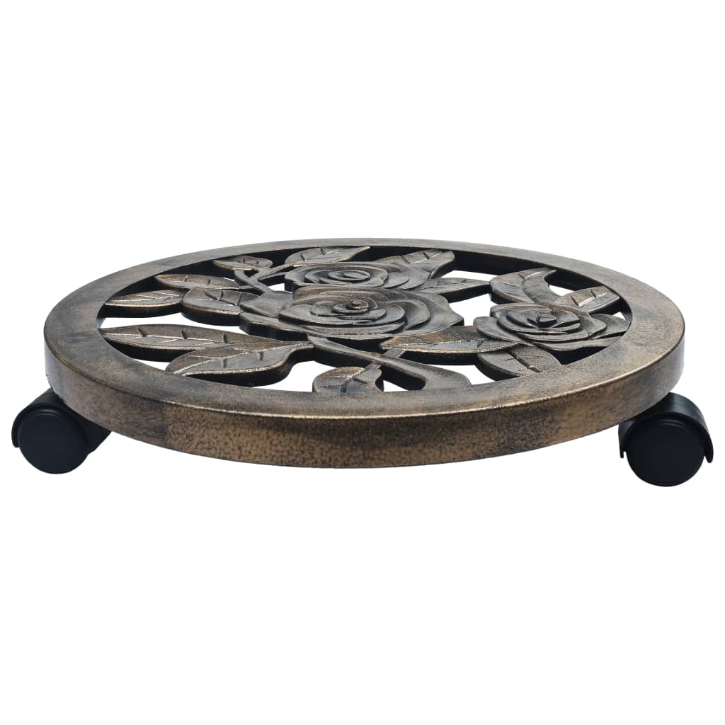 8719883753751_g_en_hd_1 vidaXL Plant Trolleys 6 pcs Bronze 38 cm Plastic - Image 2