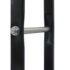 vidaXL Firewood Rack Black 80x25x200 cm Steel - Image 7
