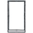 vidaXL Firewood Rack Black 80x25x150 cm Steel - Image 3