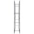 vidaXL Firewood Rack Black 80x25x150 cm Steel - Image 4