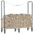 vidaXL Firewood Rack Anthracite 120x35x120 cm Steel