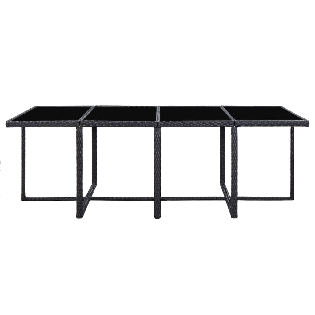 8719883754680_g_en_hd_4 vidaXL 13 Piece Outdoor Dining Set with Cushions Poly Rattan Black - Image 5